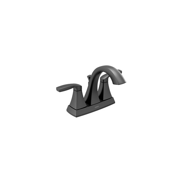 Voss Two-Handle Bathroom Faucet in Matte Black